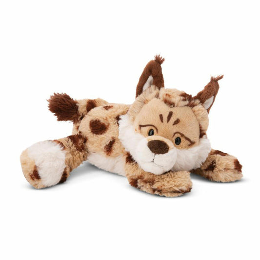 Nici Kuscheltier Luchs Lyka, Recycling-Polyester, Beige, Braun, 30 cm, 49807