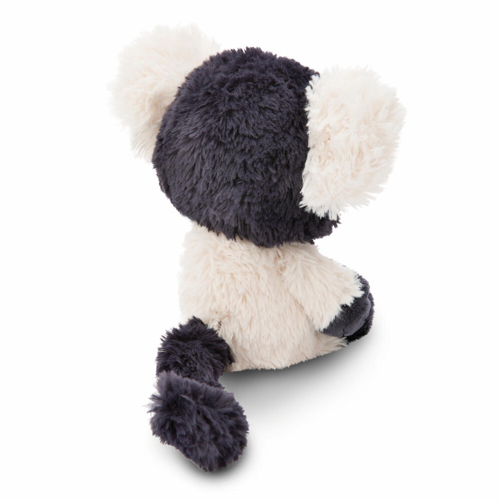 Nici Kuscheltier Lemur Ruffi, Recycling-Polyester, Grau, Weiß, 25 cm, 49806