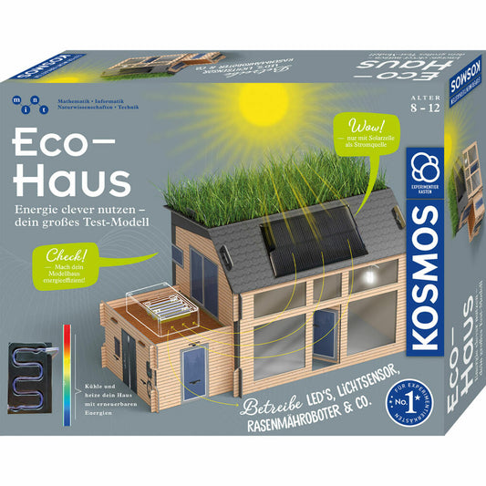 KOSMOS Eco-Haus, Experimentierkasten, regenerative Energien, Experimente, ab 8 Jahren, 621070