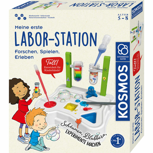 KOSMOS Meine erste Laborstation, Experimentierkasten, Experimente, Wissenschaft, ab 5 Jahren, 645632