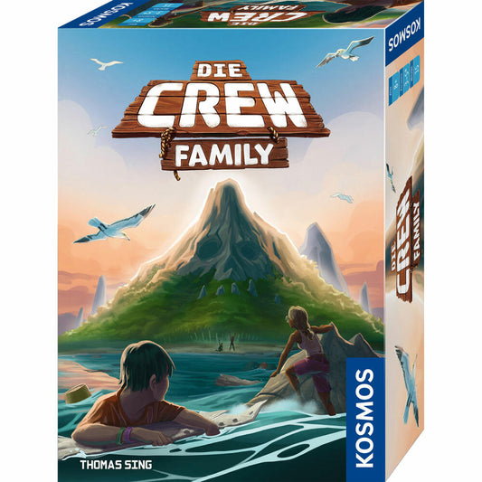 KOSMOS Die Crew Family, Familienspiel, Gesellschaftsspiel, ab 8 Jahren, 684495