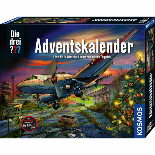 KOSMOS Die drei ??? Adventskalender 2024, Advent Kalender, Weihnachten, Rätsel, Detektivgeschichte, Kinder, 632571