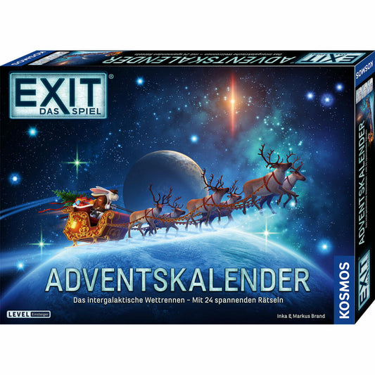 KOSMOS EXIT Adventskalender 2024, Advent Kalender, Weihnachten, Rätsel, ab 10 Jahren, 684488