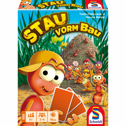 Schmidt Spiele Stau vorm Bau, Kartenspiel, Kinderspiel, ab 5 Jahren, 75053