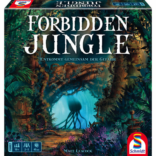 Schmidt Spiele Forbidden Jungle, Kartenspiel, Familienspiel, ab 8 Jahren, 49458