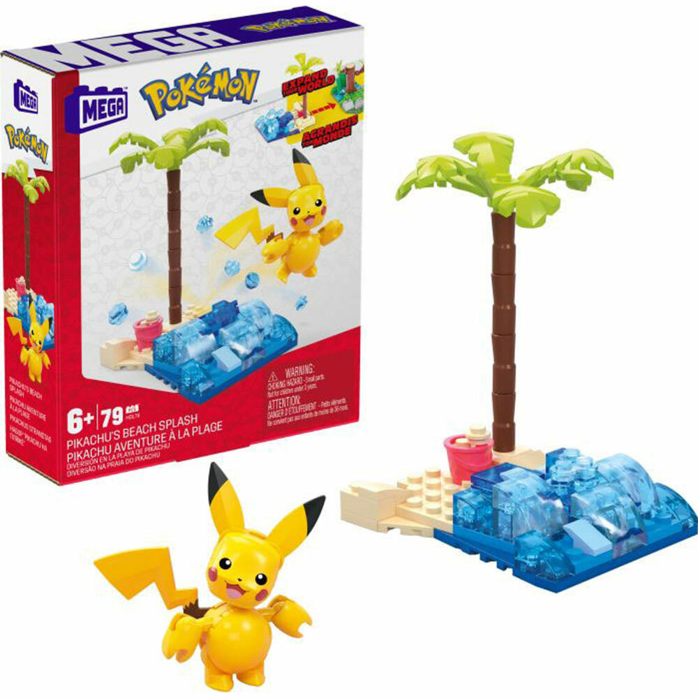 Mattel HDL76 Mega Construx Pokémon - Pikachus Beach Blast