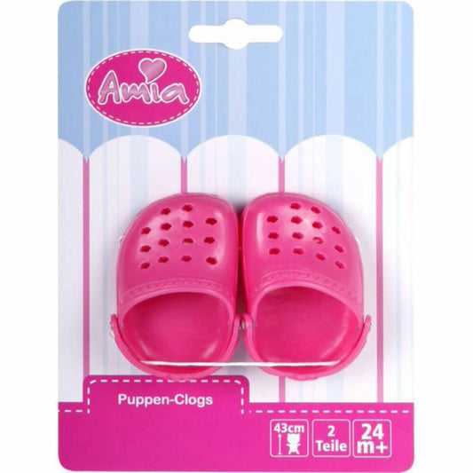 Amia Clogs für Puppen 43 cm