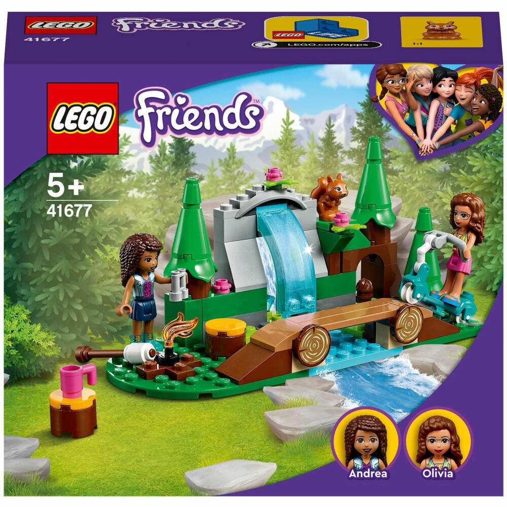 LEGO Friends 41677 Wasserfall im Wald