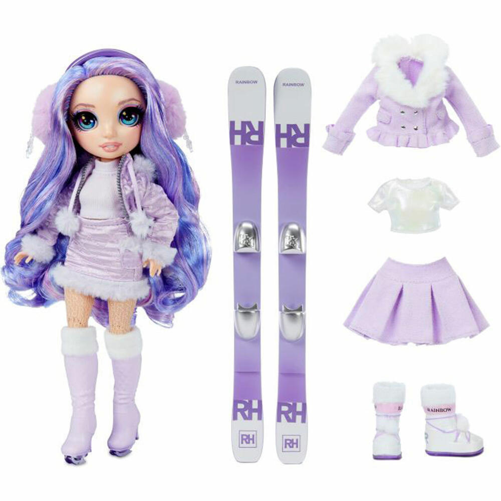 MGA Entertainment Rainbow High Winter Break Fashion Doll- Violet Willow (Purple)