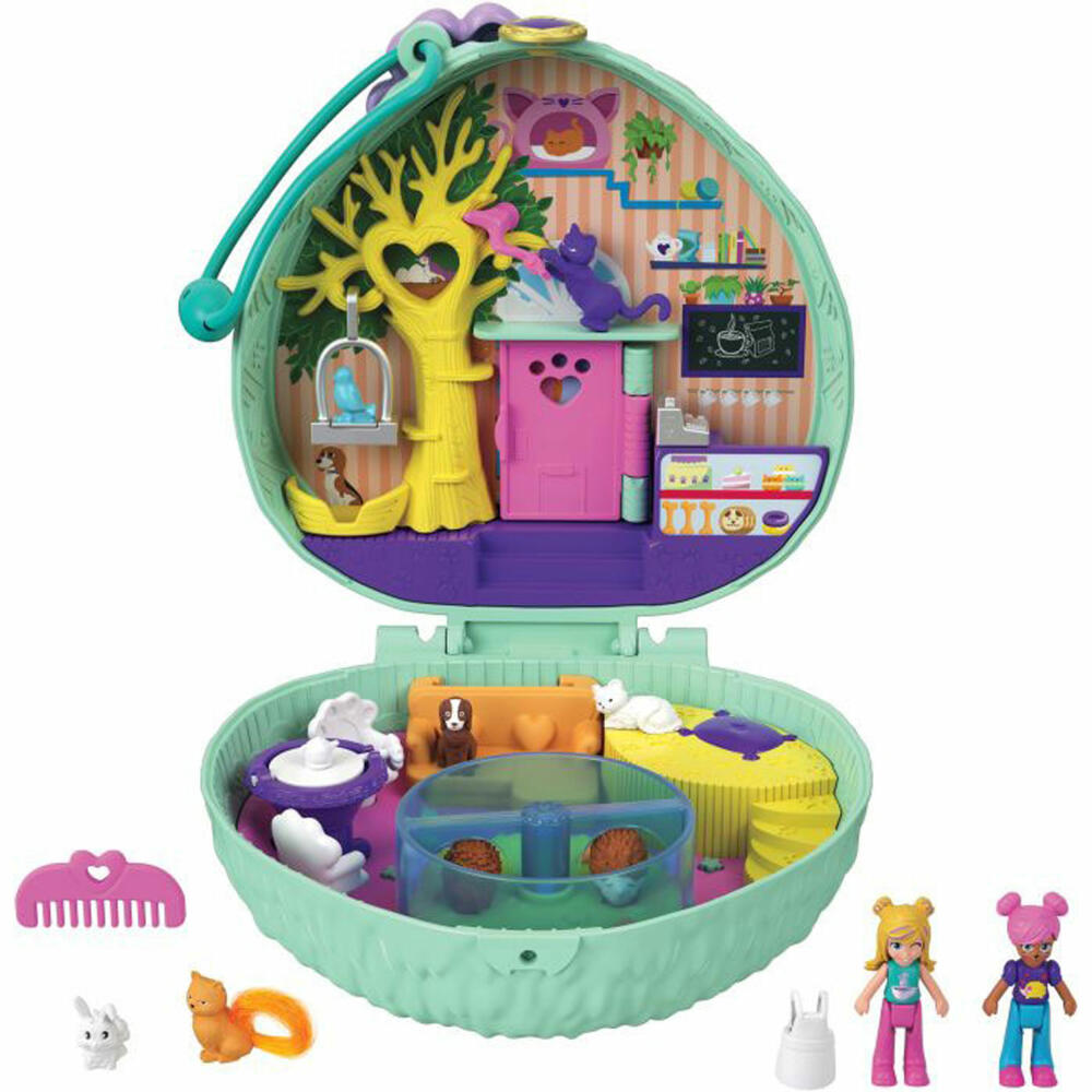 Mattel GTN15 Polly Pocket Igel-Café Schatulle