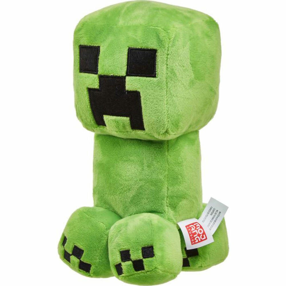 Mattel HBN40 Minecraft Plüschfiguren 21cm Plüschfiguren, Lieblingscharaktere für Fans