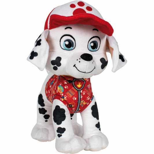 Schmidt Spiele Paw Patrol Marshall Summer Edition, Plüschfigur, Kuscheltier, Plüsch, 28 cm, 42826