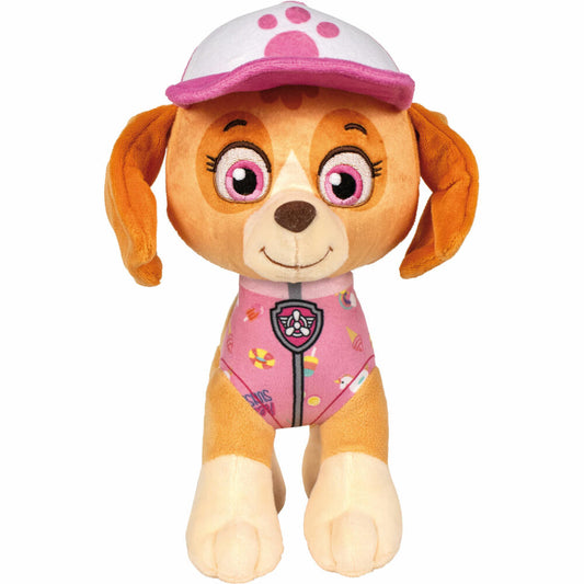 Schmidt Spiele Paw Patrol Skye Summer Edition, Plüschfigur, Kuscheltier, Plüsch, 28 cm, 42827