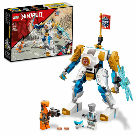 LEGO Ninjago Zanes Power-Up-Mech EVO, 95-tlg., Bauset, Konstruktionsset, Bausteine, Spielzeug, ab 6 Jahre, 71761