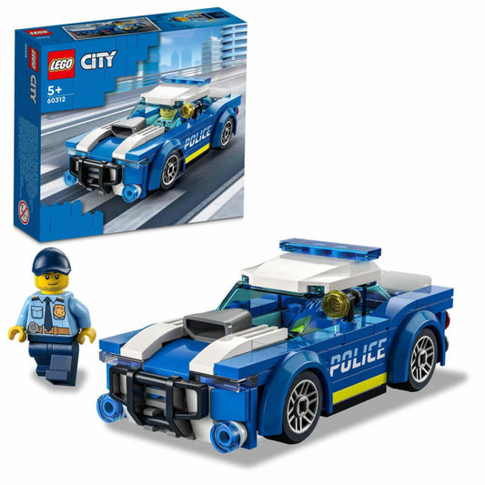 LEGO City Polizeiauto, 94-tlg., Bauset, Konstruktionsset, Bausteine, Spielzeug, ab 5 Jahre, 60312