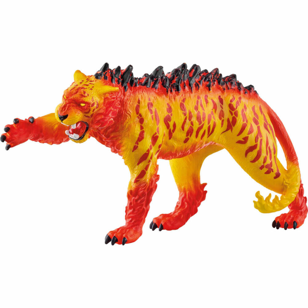 Schleich Eldrador Creatures Lavatiger, Spielfigur, Figur, Lava Welt, Tiger, ab 3 Jahre, 70148