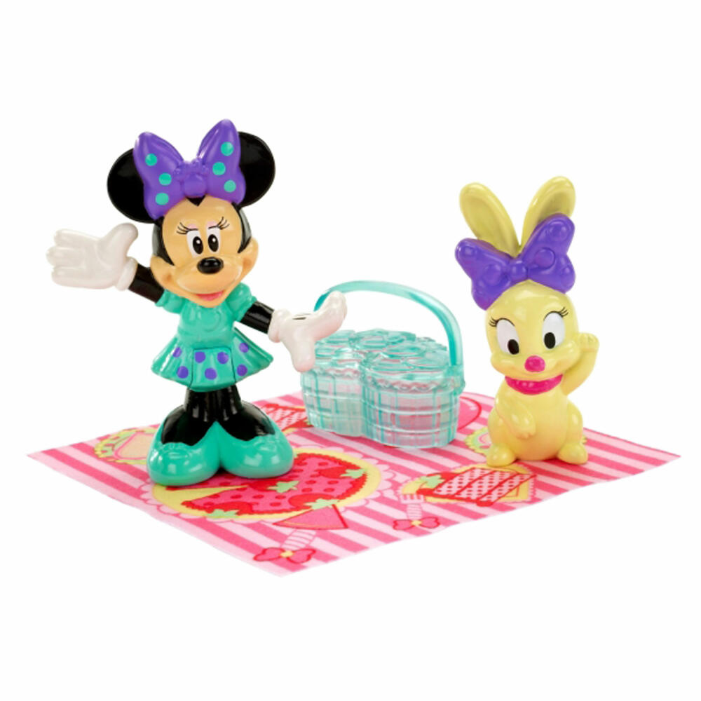 Fisher Price Minnies Tierfreunde-Picknick, Minnie Maus, Spielfigur, Figurenset, Spielzeug, BDG86