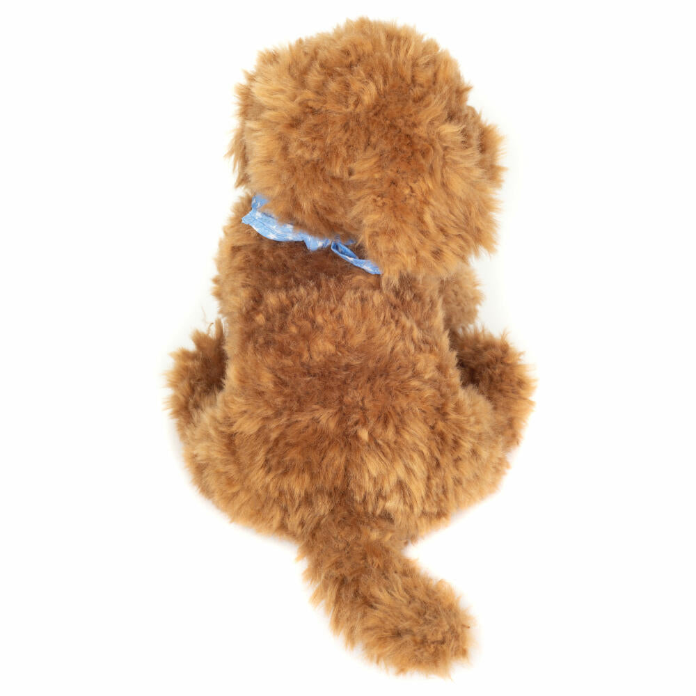 Teddy Hermann Goldendoodle sitzend, Kuscheltier, Stofftier, Plüschtier, Hund, Hellbraun, 30 cm, 919773