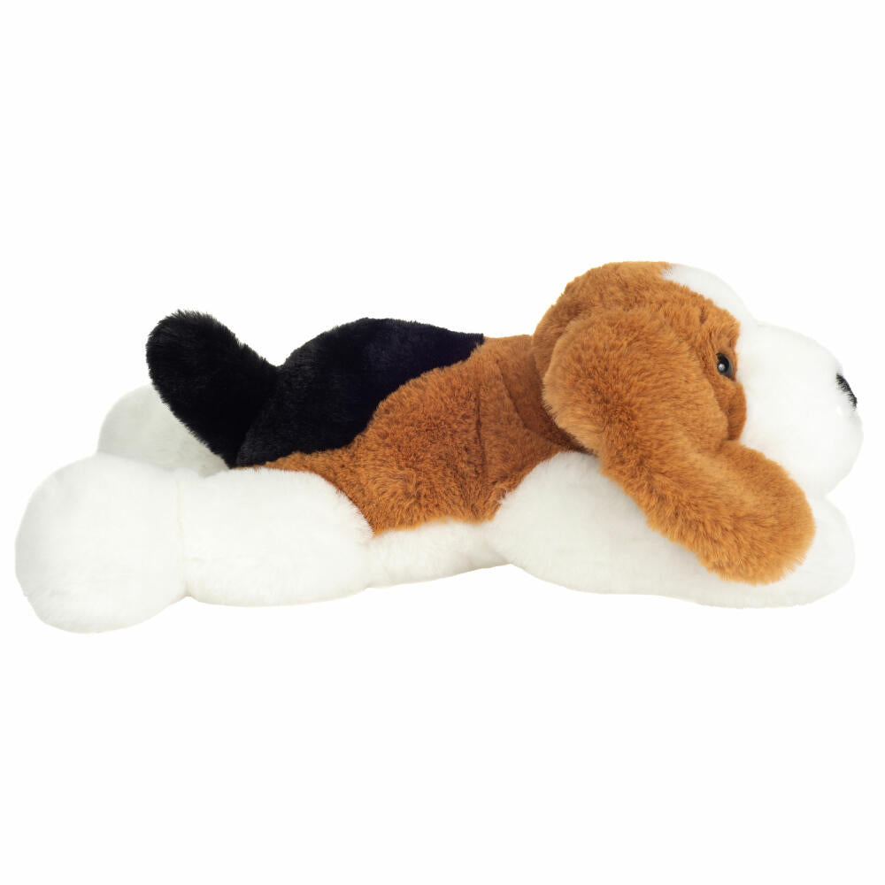 Teddy Hermann Schlenkerhund dreifarbig, Kuscheltier, Stofftier, Plüschtier, Hund, 29 cm, 919841