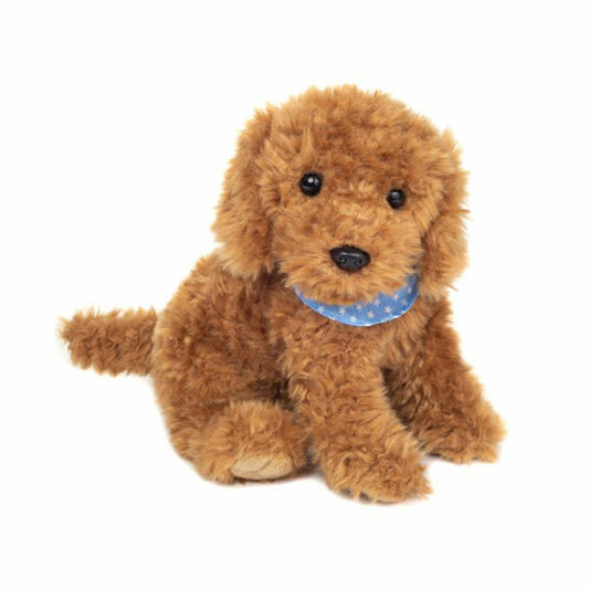 Teddy Hermann Goldendoodle sitzend, Kuscheltier, Stofftier, Plüschtier, Hund, Hellbraun, 30 cm, 919773