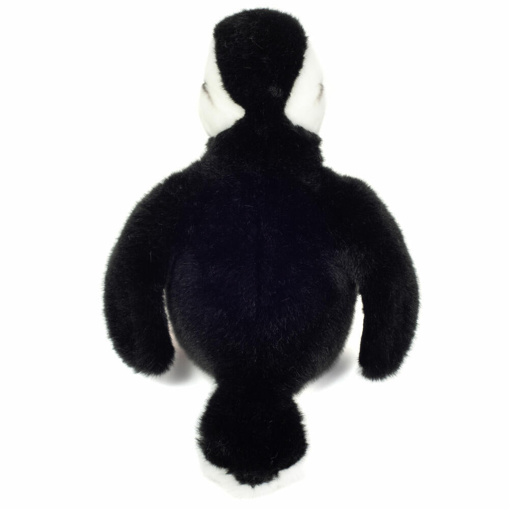 Teddy Hermann Papageientaucher, Kuscheltier, Stofftier, Plüschtier, Meerestier, Schwarz Weiß, 23 cm, 941071