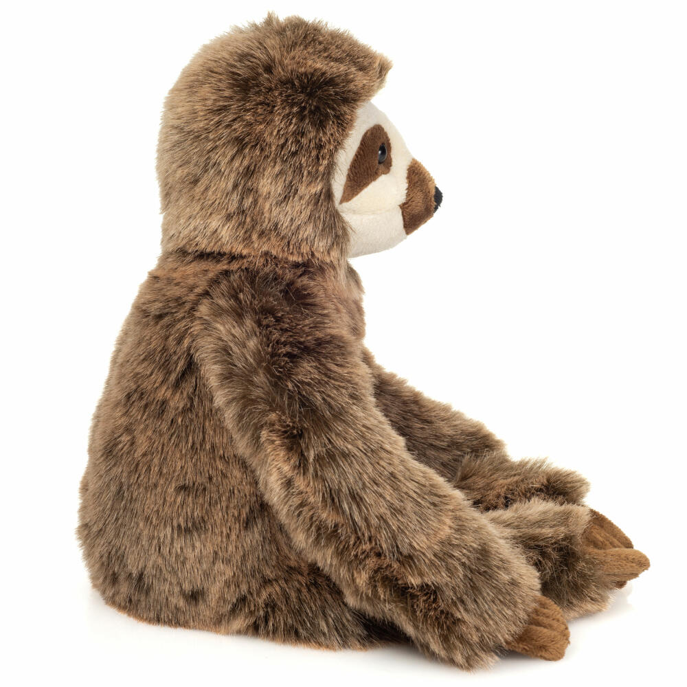 Teddy Hermann Faultier, Kuscheltier, Stofftier, Plüschtier, Exotisches Wildtier, Hellbraun, 40 cm, 923435