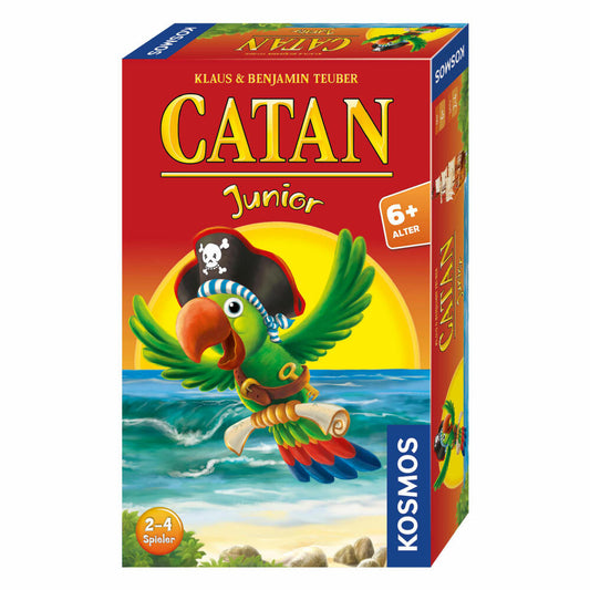KOSMOS Mitbringspiele Catan Junior, Mitbringspiel, Gesellschaftsspiel, Piratenspiel, Kinder Spiel, ab 6 Jahren, 711474