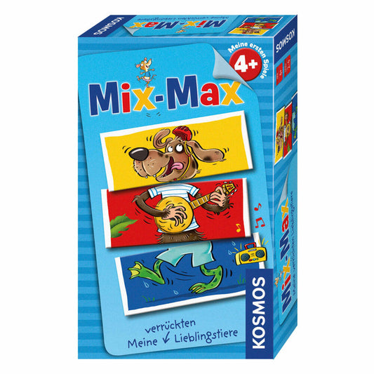 KOSMOS Kinderspiele Mix-Max Lieblingstiere, Mitbringspiel, Legespiel, Lege Spiel für Kinder, ab 4 Jahren, 711450