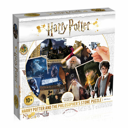 Winning Moves Puzzle Harry Potter Philosophers Stone, Legespiel, Puzzles, Kinderpuzzle, 500 Teile, 39598