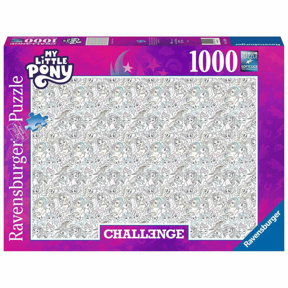 Ravensburger Puzzle My Little Pony, Erwachsenenpuzzle, 1000 Teile, ab 14 Jahren, 17160