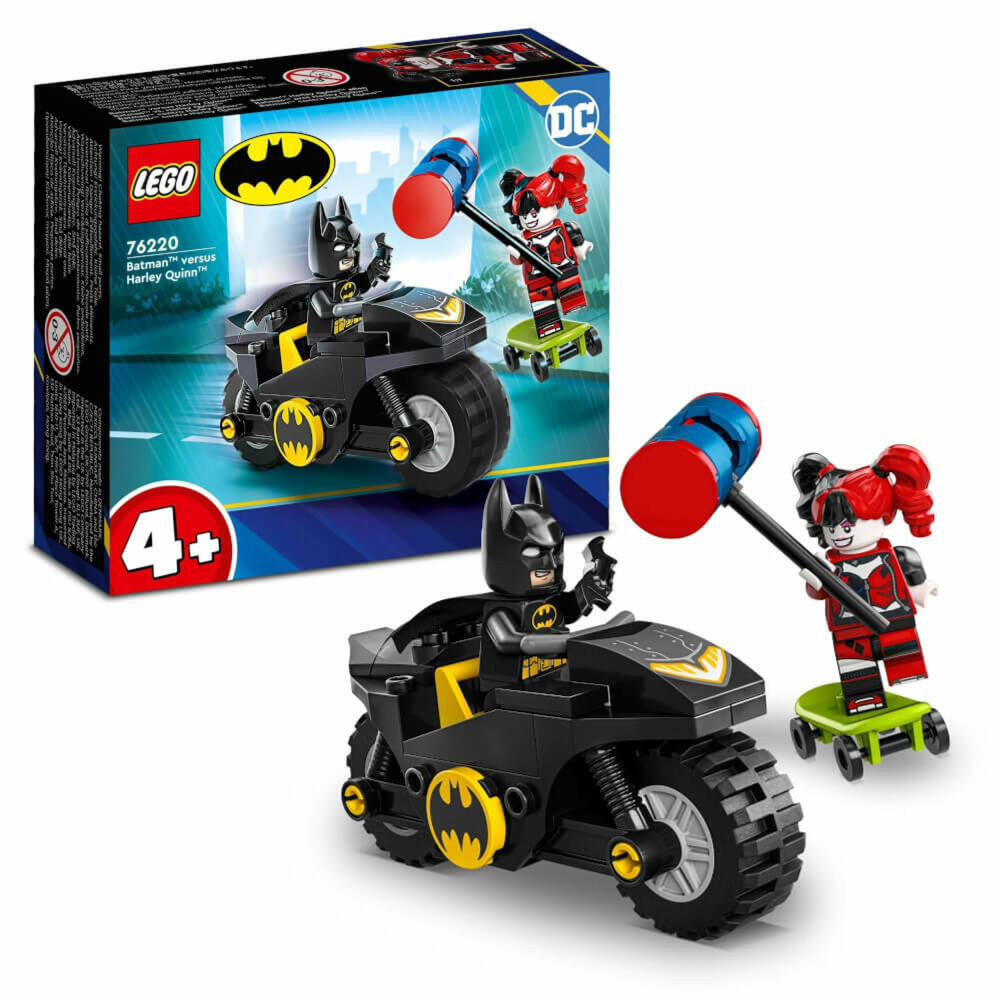 LEGO Super Heroes Batman vs. Harley Quinn, 42-tlg., Bauset, Konstruktionsset, Bausteine, Spielzeug, ab 4 Jahre, 76220