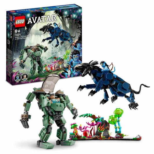 LEGO Avatar Neytiri und Thanator VS Quartich im MPA, 560-tlg., Bauset, Konstruktionsset, Bausteine, Spielzeug, ab 9 Jahre, 75571