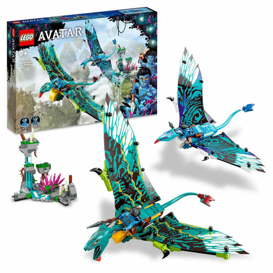 LEGO Avatar Jakes und Neytiris erster Flug auf einem Banshee, 572-tlg., Bauset, Konstruktionsset, Bausteine, Spielzeug, ab 9 Jahre, 75572