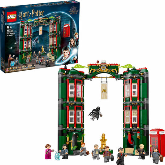 LEGO Harry Potter Zaubereiministerium, 990-tlg., Bauset, Konstruktionsset, Bausteine, Spielzeug, ab 9 Jahre, 76403