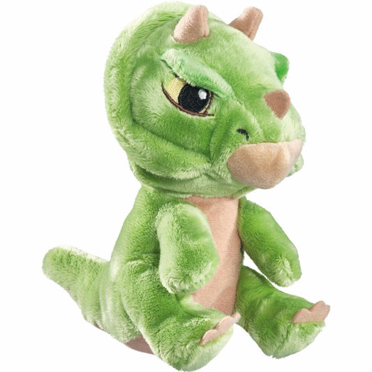 Schmidt Spiele Jurassic World Triceratops, Plüschtier, Kuscheltier, Stofftier, Plüsch, 17 cm, 42760