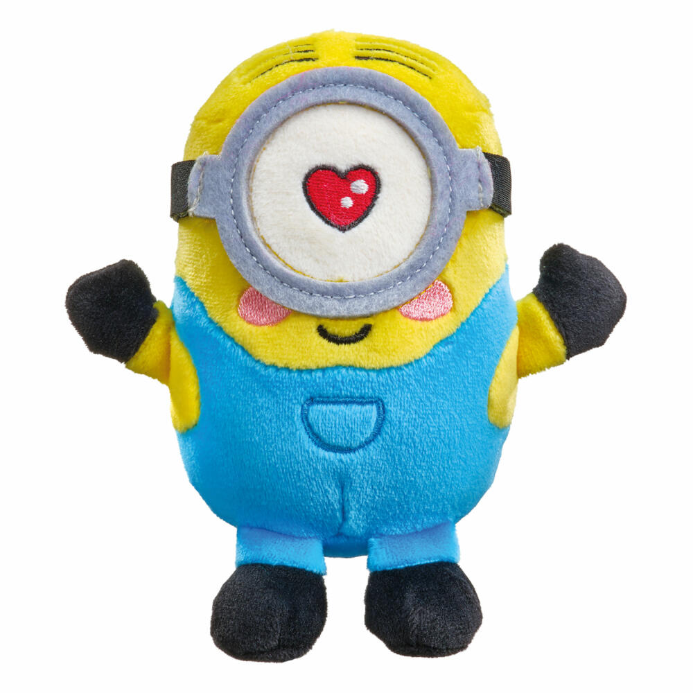 Schmidt Spiele Plüschfigur Minions, Stuart, verliebt, Filmfigur, Minion, Plüsch, 15 cm, 42729