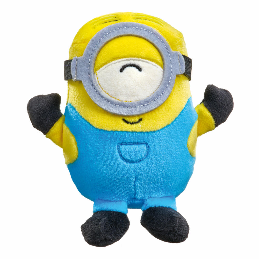 Schmidt Spiele Plüschfigur Minions, Stuart, lachend, Filmfigur, Minion, Plüsch, 15 cm, 42730