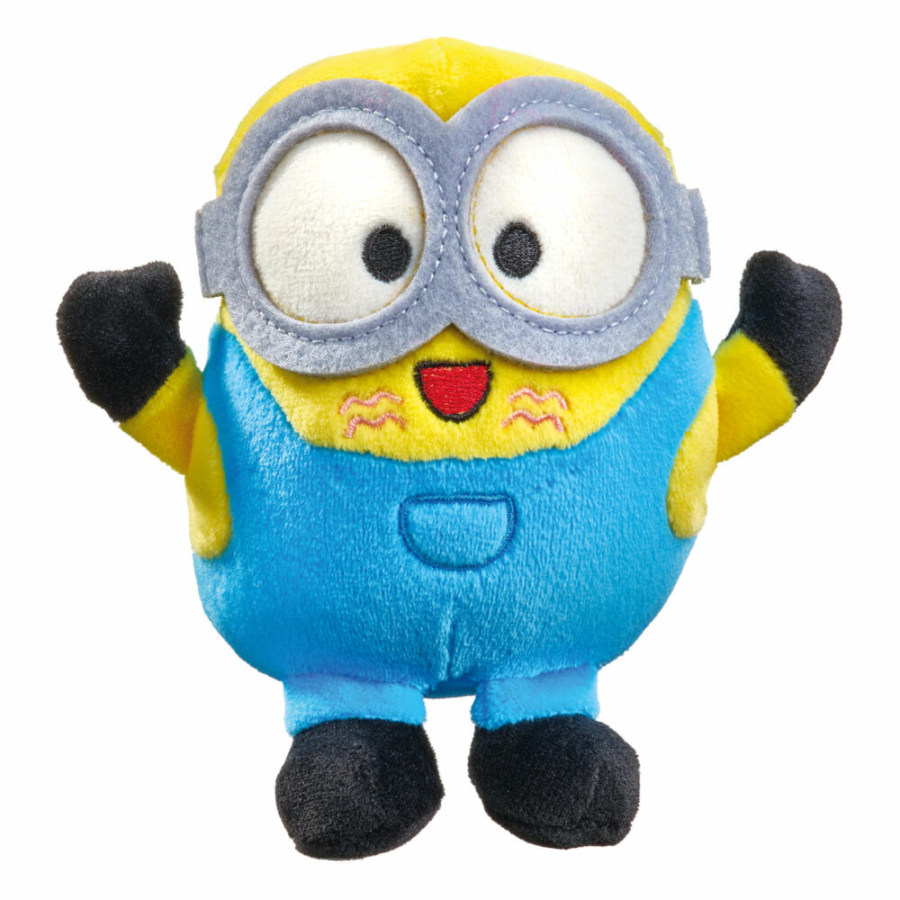 Schmidt Spiele Plüschfigur Minions, Bob, lachend, Filmfigur, Minion, Plüsch, 14 cm, 42726