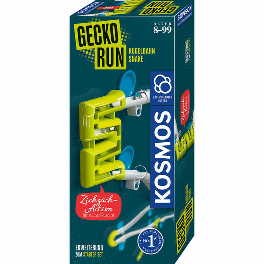 KOSMOS Gecko Run - Snake-Erweiterung, Ergänzung, Kugelbahn, Zubehör, ab 8 Jahren, 621186