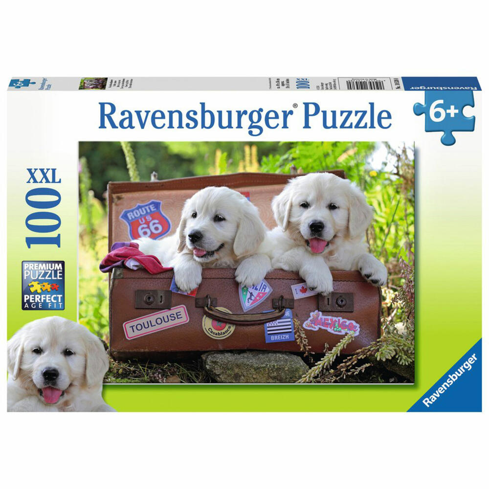 Ravensburger Puzzle Verschnaufpause, Kinderpuzzle, Legespiel, Kinder Spiel, Puzzlespiel, 100 Teile XXL, 10538 0