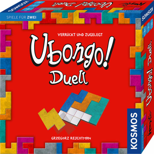 KOSMOS Ubongo! Duell, Spiele für Zwei, Legespiel, Knobelspiel, Familienspiel, ab 8 Jahren, 683184