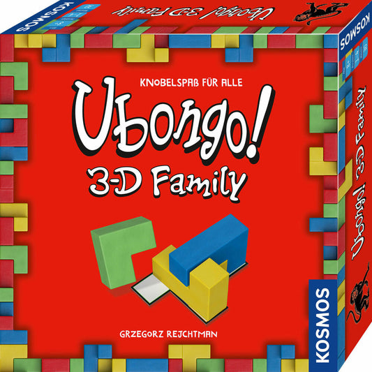 KOSMOS Ubongo! - 3-D Family, Knobelspiel, Logikspiel, Gesellschaftsspiel, Familienspiel, 683160