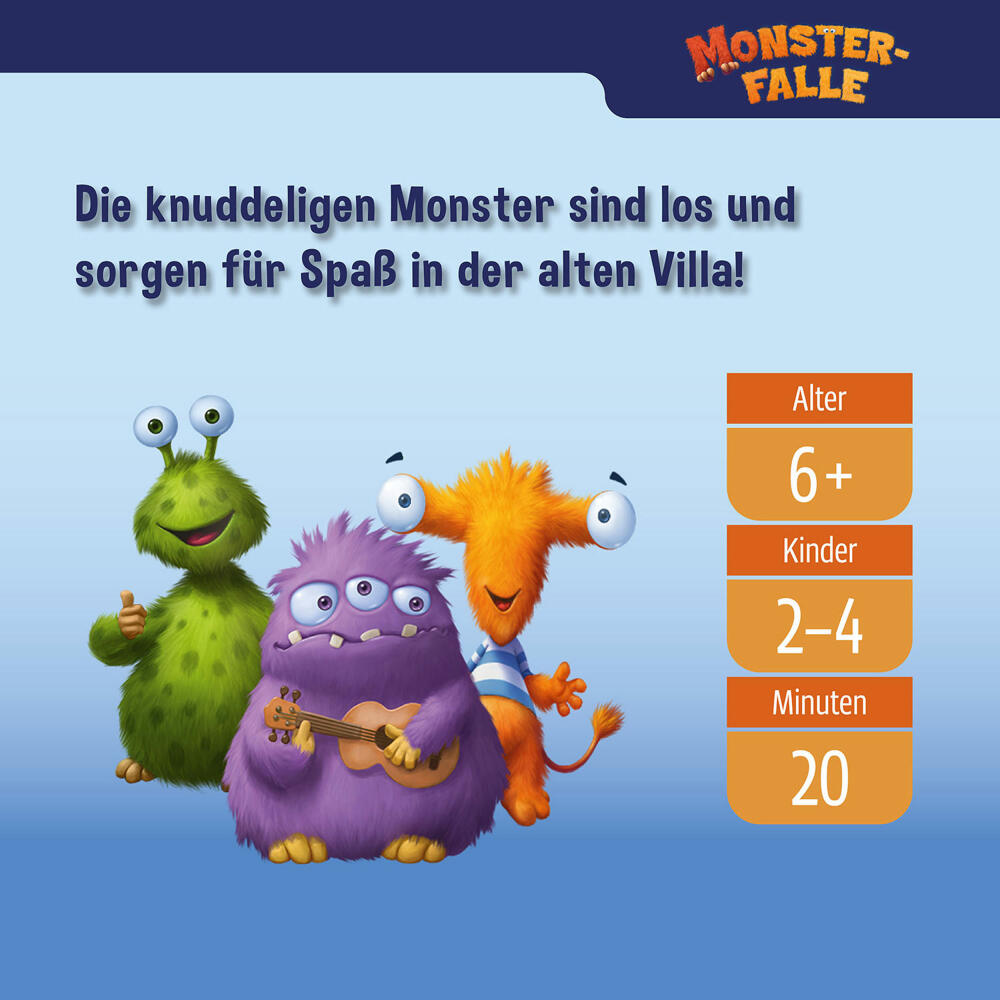 KOSMOS Monsterfalle, Brettspiel, Kinderspiel, Schiebespiel, Kinder Spiel, ab 6 Jahren, 682637