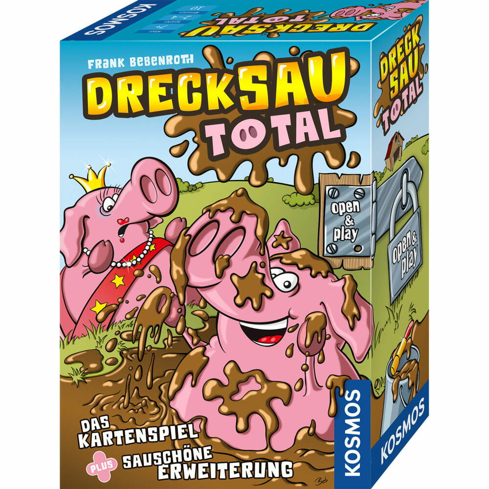 KOSMOS Drecksau total, Kartenspiel, mit Erweiterung, Kinderspiel, ab 7 Jahren, 682675