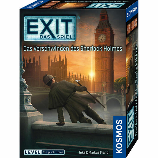KOSMOS EXIT das Spiel - Das Verschwinden des Sherlock Holmes, Escape-Spiel, Spiel, Level Fortgeschrittene, ab 12 Jahren, 683269