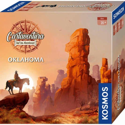 KOSMOS Cartaventura - Oklahoma, Abenteuerspiel, Kartenspiel, Gesellschaftsspiel, Partyspiel, 682545
