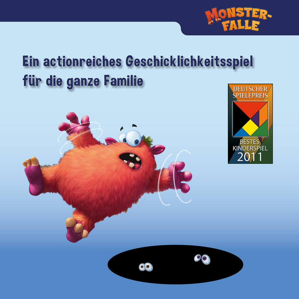 KOSMOS Monsterfalle, Brettspiel, Kinderspiel, Schiebespiel, Kinder Spiel, ab 6 Jahren, 682637