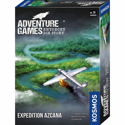 KOSMOS Adventure Games - Expedition Azcana, Kooperatives Abenteuerspiel, Rätsel, Gesellschaftsspiel, 682842