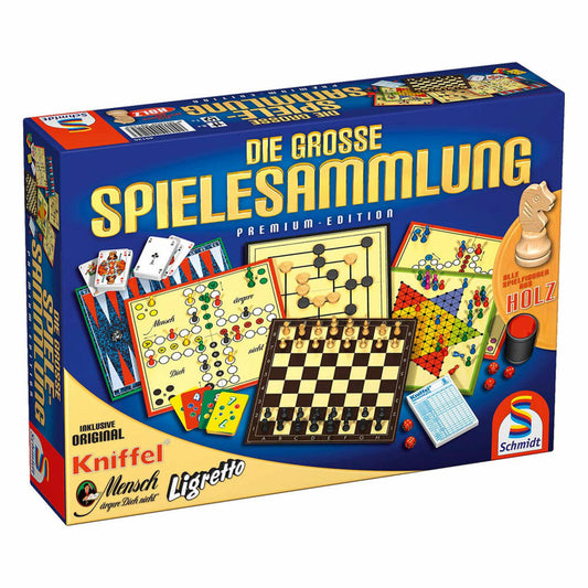 Schmidt Spiele Die große Spielesammlung, Spiel Sammlung, 1 Spieler, 49125