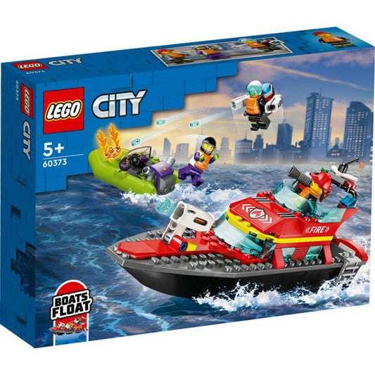 LEGO City Feuerwehrboot, 144-tlg., Bauset, Konstruktionsset, Bausteine, Spielzeug, ab 5 Jahre, 60373